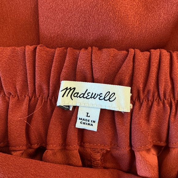 Burnt Orange Wide Leg Pants - Picture 3 of 7